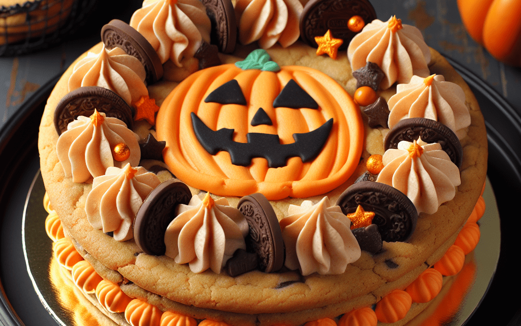 Zauberhafter Halloween-Keks-Kuchen