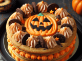 Zauberhafter Halloween-Keks-Kuchen