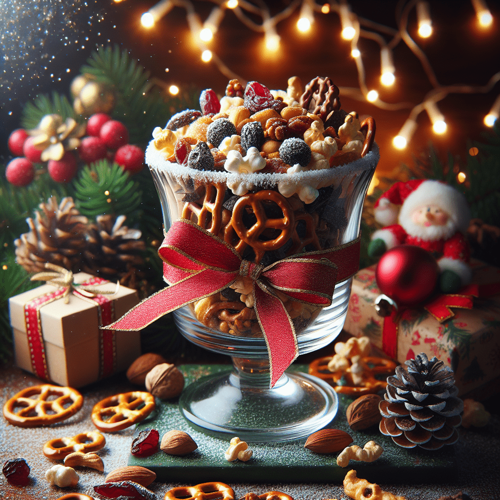 Weihnachtlicher Snack-Mix: Ein Fest für den Gaumen