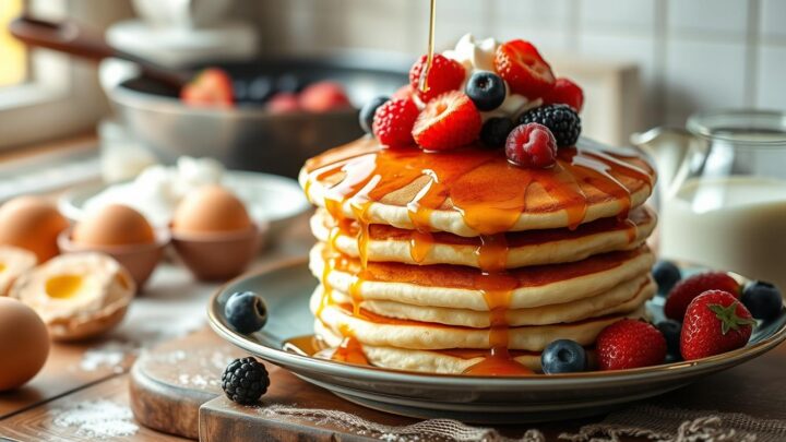 Leckere Pancakes Rezept: Fluffig & Schnell Gemacht
