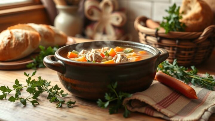 Klassische Hühnersuppe Rezept – Traditionell & Lecker
