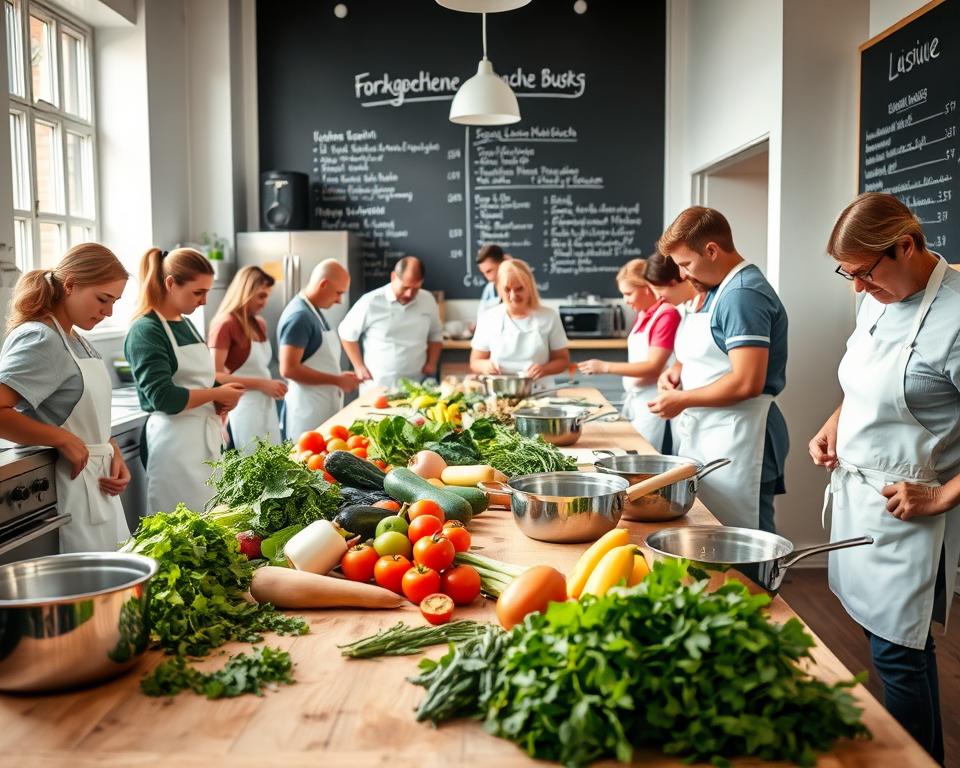 Fortgeschrittene Kochkurse Leipzig für Hobbyköche