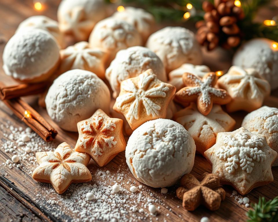 Kreative Schneebälle Weihnachtsgebäck Ideen