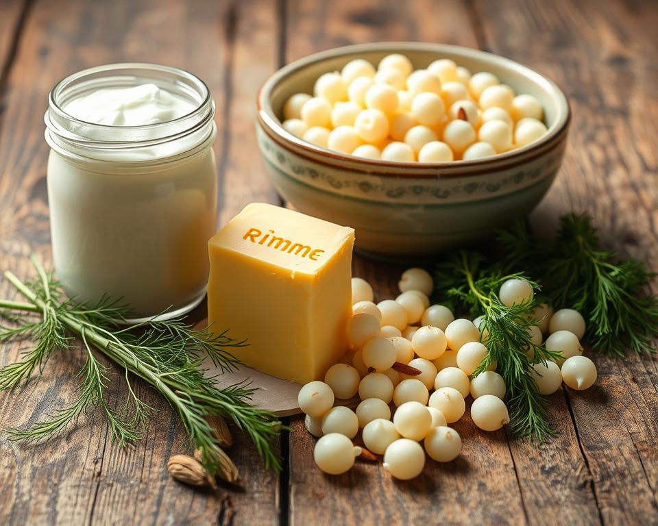 Zutaten für Rommegrot Zutaten für Rommegrot