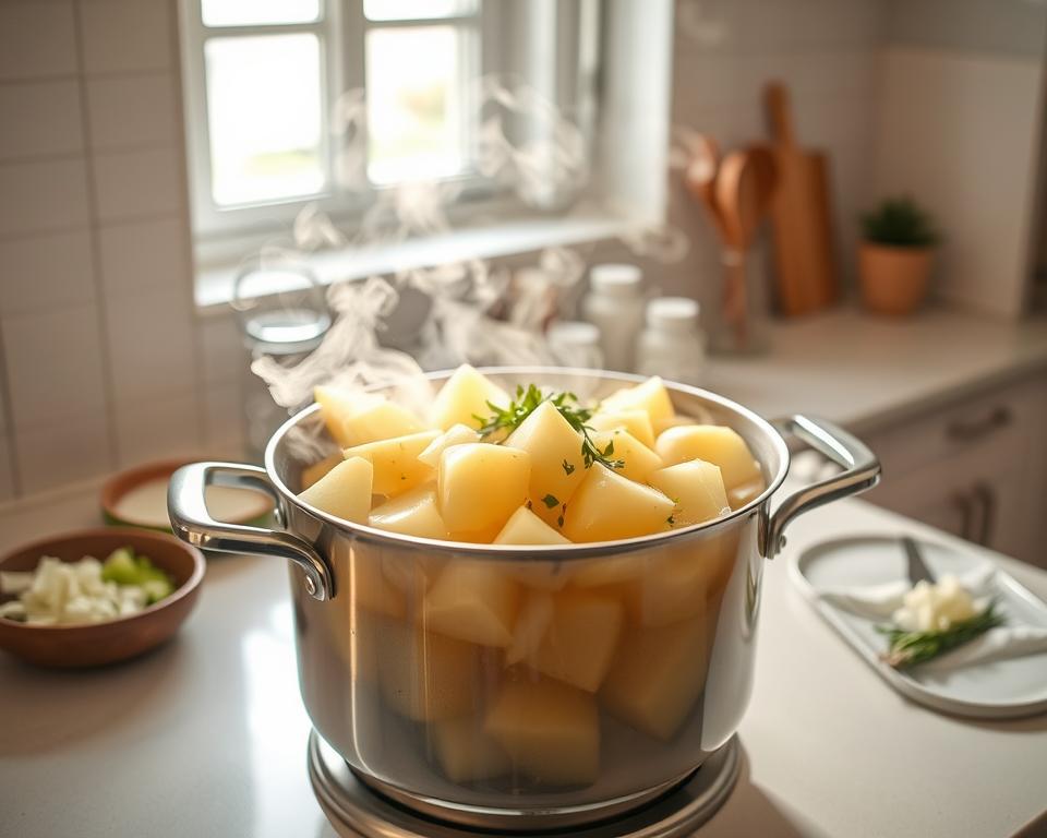 Kartoffeln kochen für Salat
