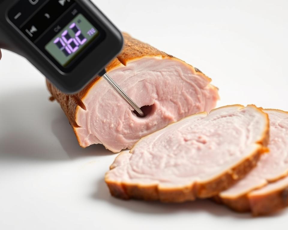 Kerntemperatur Schweinefilet Messung