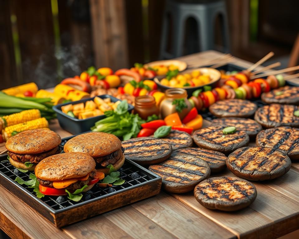 Vegane Grillprodukte