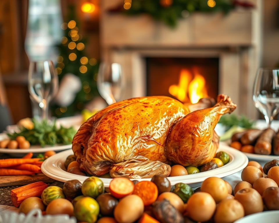 Weihnachtsmenü Hauptgericht Braten