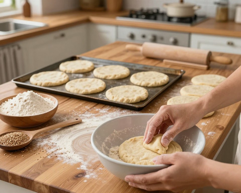 Knäckebrot backen Schritt-für-Schritt Anleitung Knäckebrot backen Schritt-für-Schritt Anleitung
