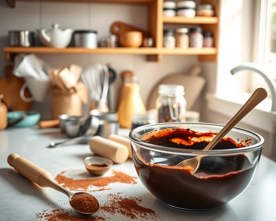 Küchenutensilien für Rumkugeln