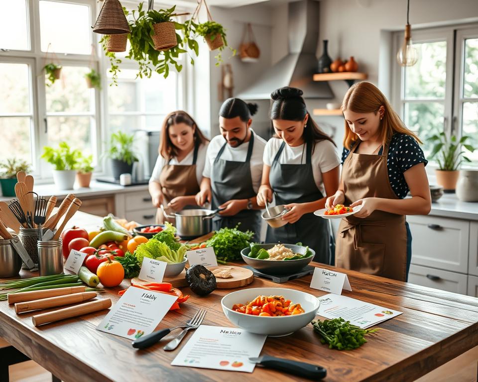 Theme-spezifische Gestaltung Kochkurse