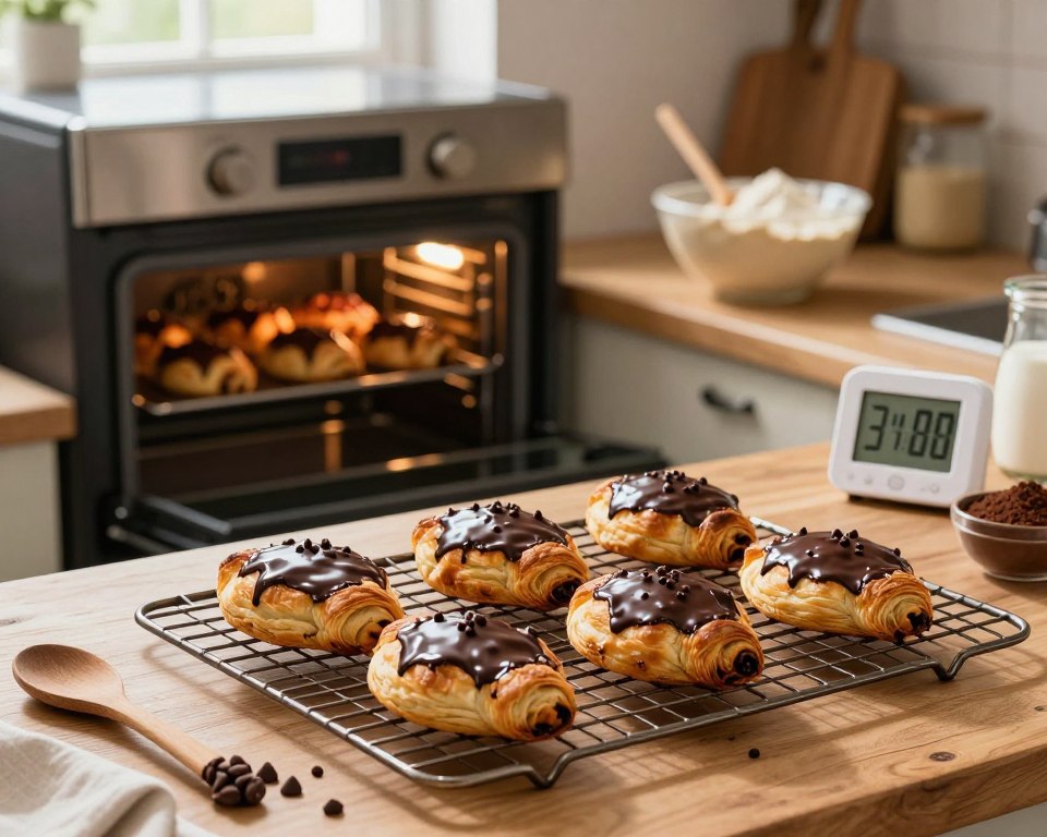 Vegane Schokobrötchen Backzeit