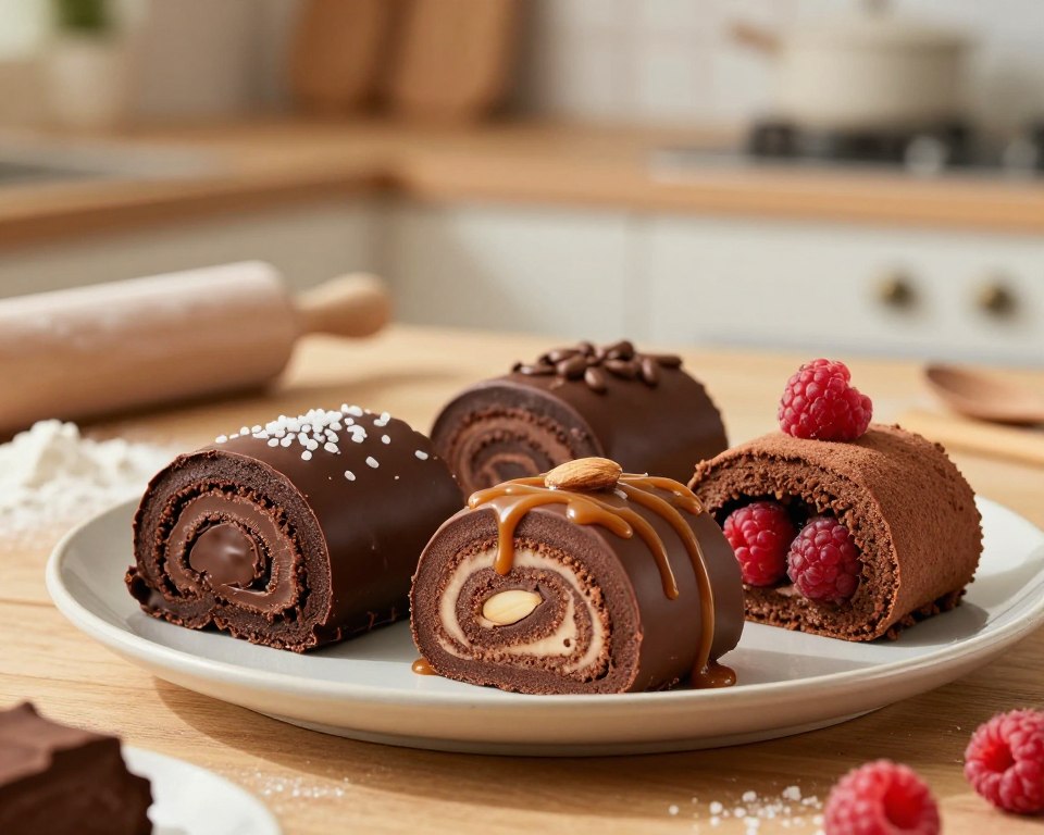 Vegane Schokobrötchen Variationen