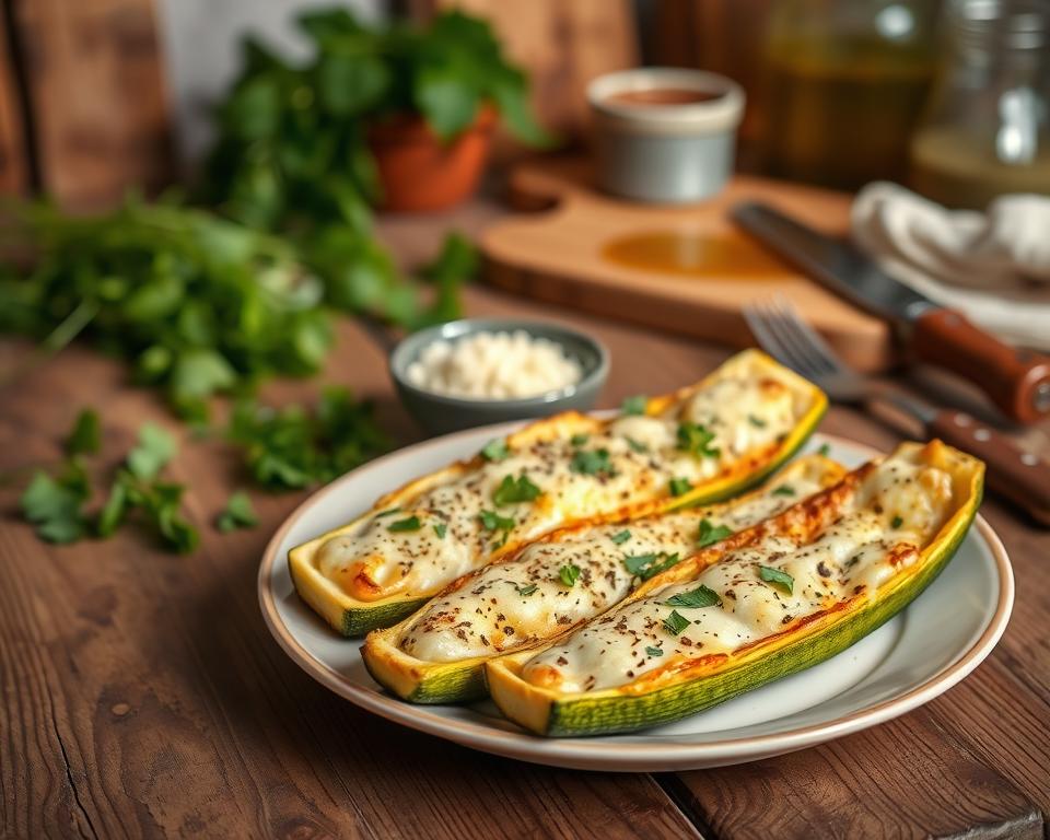 Zucchini Käse Überbacken