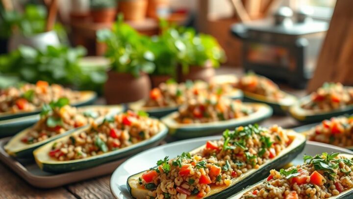Gefüllte Zucchini Rezepte: Einfache Anleitung