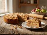 apfelnusskuchen mit streusel