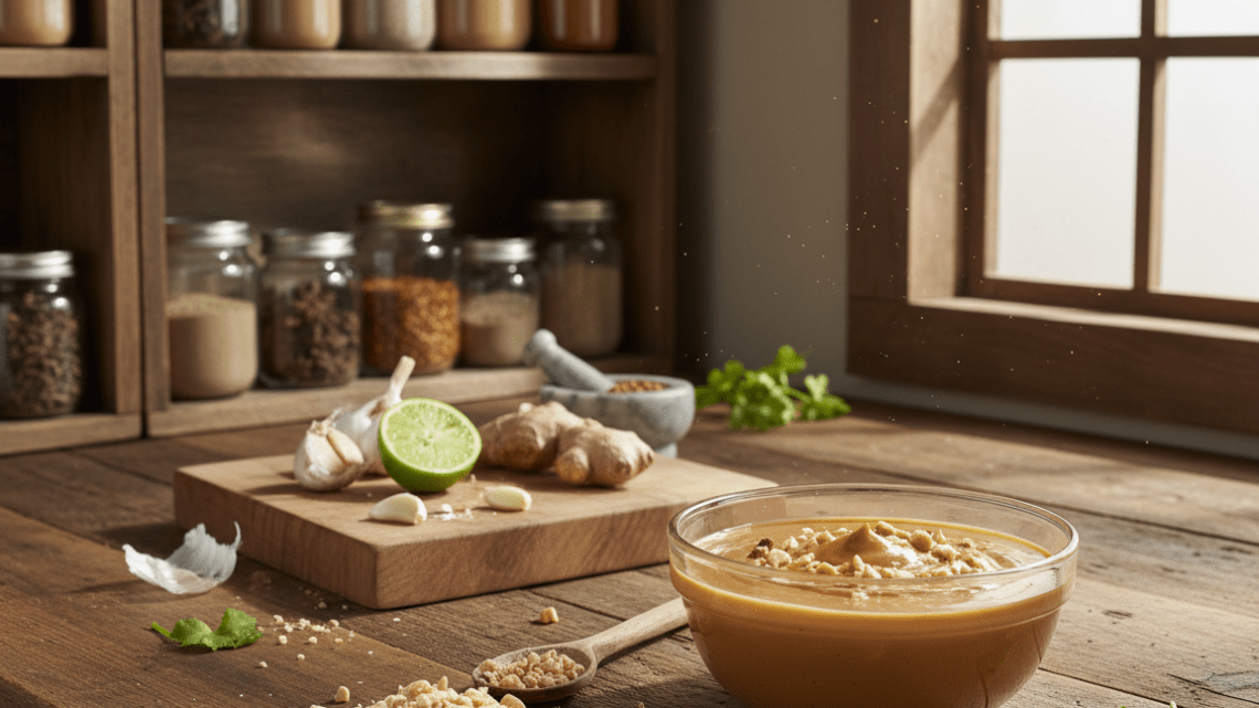 Erdnusssauce selber machen: Einfache Anleitung