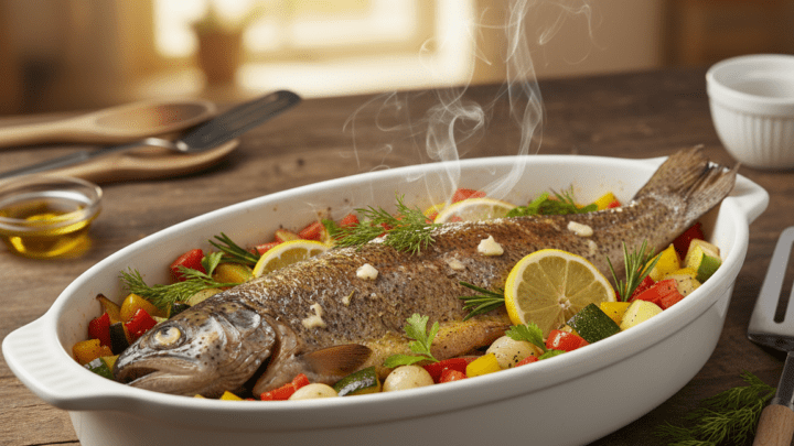 Forelle im Ofen zubereiten: Einfache Anleitung