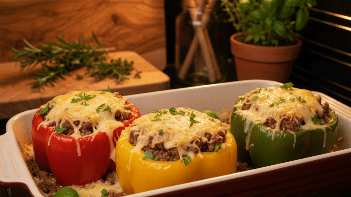 Gefüllte Paprika im Backofen: Einfache Anleitung