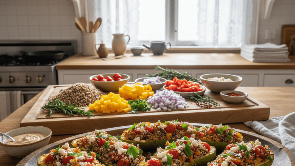 Gefüllte Zucchini Rezepte: Einfache Anleitung