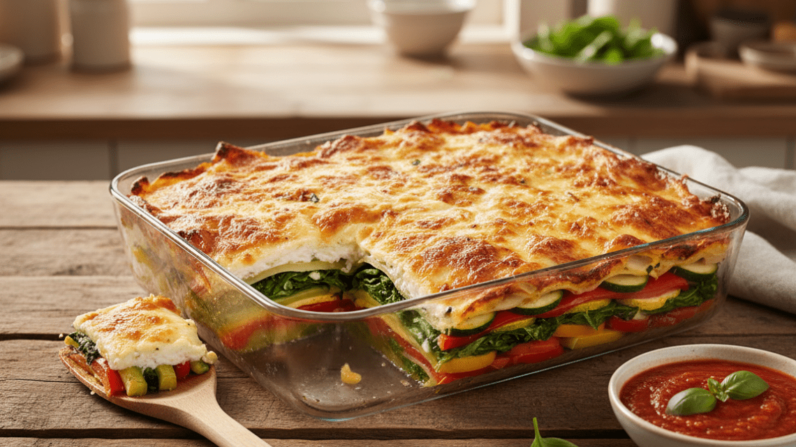 Lasagne vegetarisch Rezept: Einfach selbst machen
