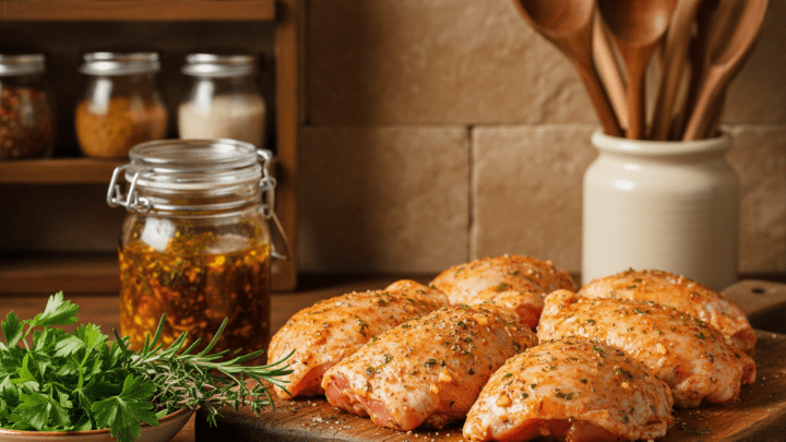 Marinade für Hähnchenschenkel: Einfache Anleitung