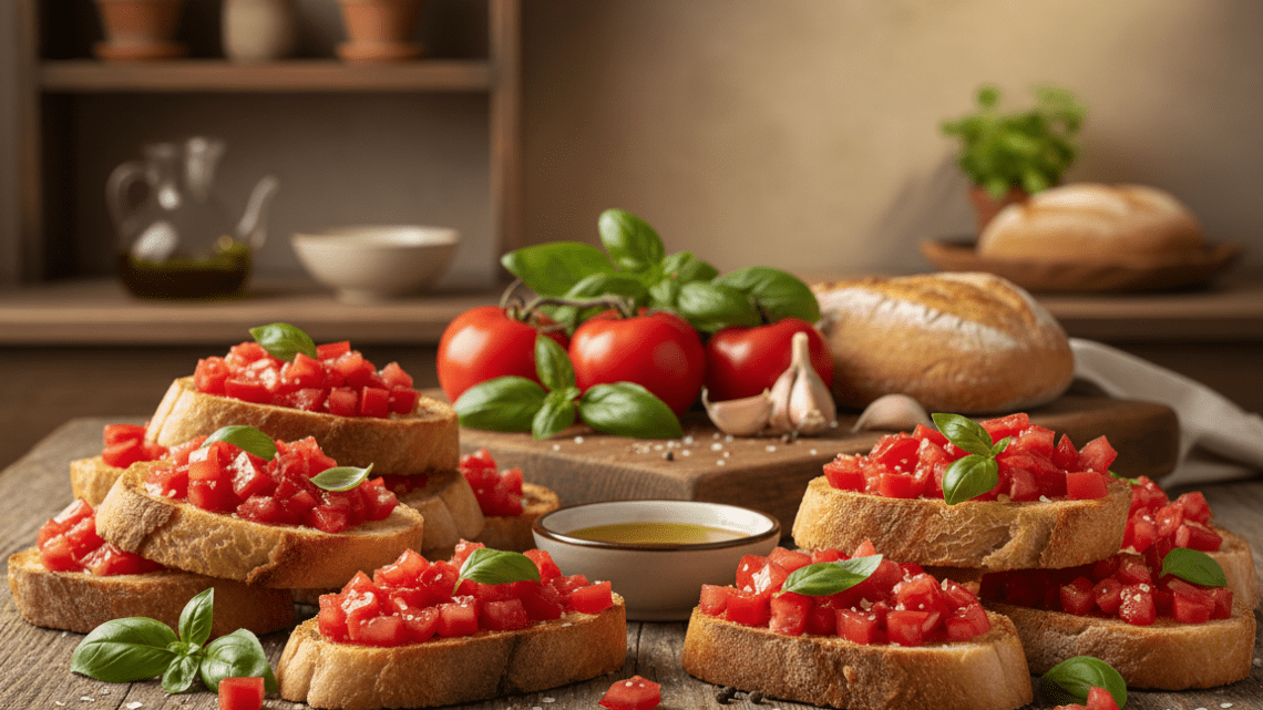 Rezept Bruschetta Original Italienisch zubereiten