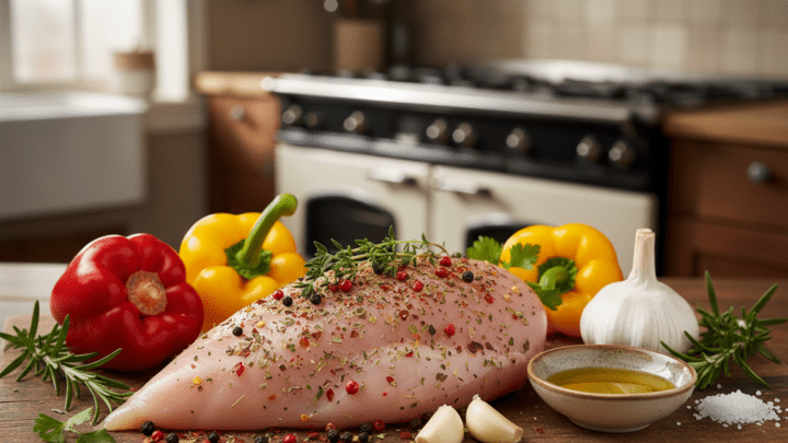 Rezept Hähnchenbrust Backofen ohne Anbraten einfach
