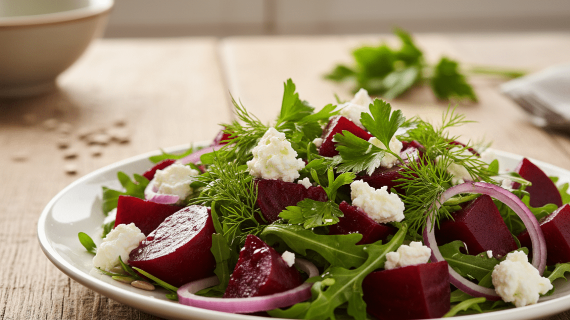 Rote Bete Salat mit Feta – Einfache Anleitung
