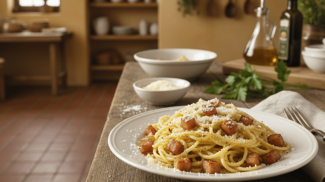 Spaghetti Carbonara Rezept Original